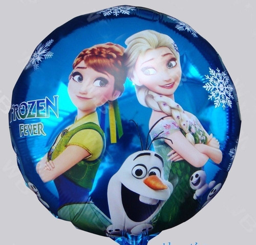 Balão Metalizado Frozen Ana E Elsa Com 20 Unidades