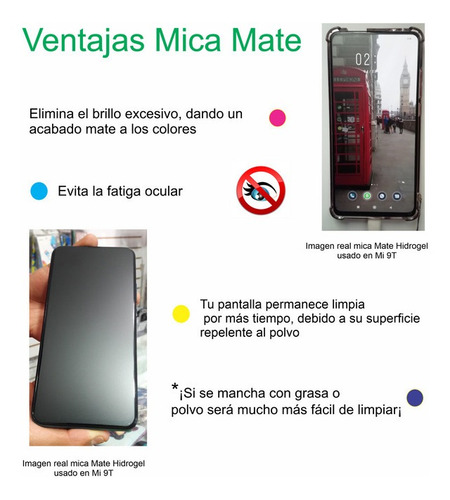A37 Oppo Mica Mate Antibrillo Hidrogel/no Cristal