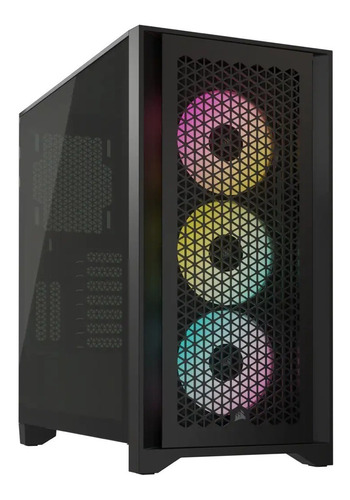 Gabinete Corsair 4000d Rgb Airflow Negro Gamer Icue