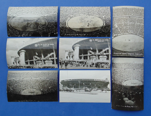 Vintage Lote Postales Plaza Mexico Corridas De Toros