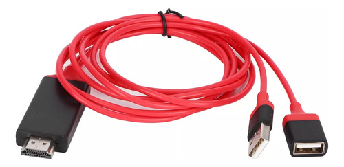 Cable Adaptador Usb Macho Y Hembra A Hdmi Hdtv 1080p Av