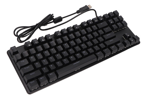 Teclado Mecânico De 87 Teclas, Azul, Luz De Fundo Rgb, Duas