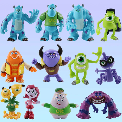 Figuras De Acción Sulley Mike De Monsters University, 12 Uni