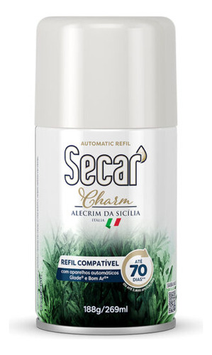 Kit C/2un Odorizador Automátio Secar Charm 269ml - Especial
