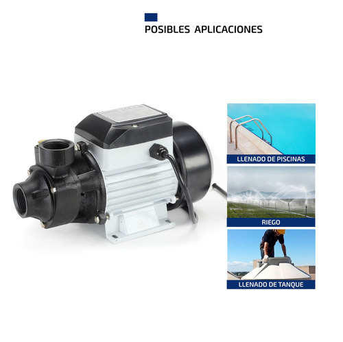 Bomba De Agua Periferica 0.5hp Eleva 25mts 30l Min 50hz 220v Color Blanco