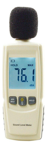 Medidor de sonido digital con decibelómetro de 30 a 130 decibelios