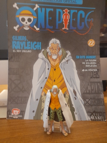 Figura One Piece Salvat N 22 Rayleigh Con Revista Y Poster.