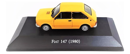 Miniatura Fiat 147 Escala 1/43 Carros Inesqueciveis 