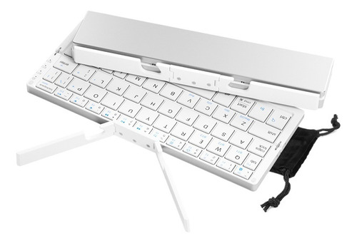 Teclado Bluetooth Mini Plegable Para Teléfonos De Tableta