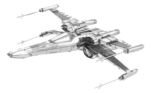 3d Metal - Mini Puzzle Armable Diseño X Wing