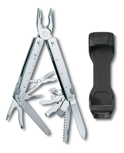 Victorinox Swisstool X Con Clip Rotativo, 27 Usos Color Plata