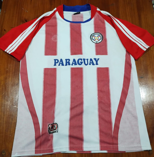 Camiseta Selección Paraguay Replica Talle L 54 Axi 71 Largo 