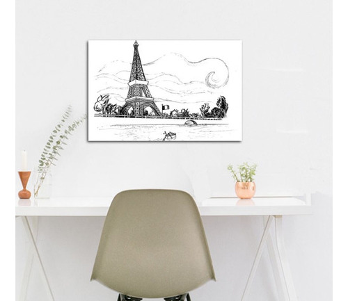 Vinilo Decorativo 20x30cm Paris Torre Eiffel Francia M2