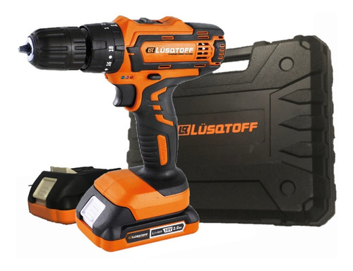 Imagen 6 de 10 de Taladro Atornillador Percutor Lusqtoff 18v 2 Bat Inalambrico