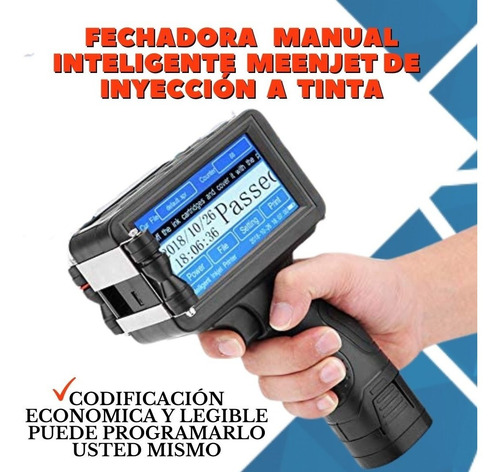 Imagen 4 de 9 de Codificadora Industrial Manual Inkjet Portátil