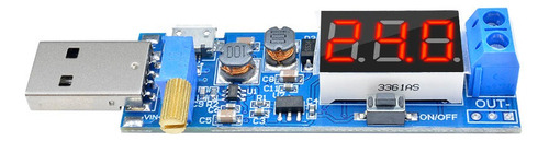 Regulador Voltaje Usb Reductor Elevador Step Up Down 1.2-24e