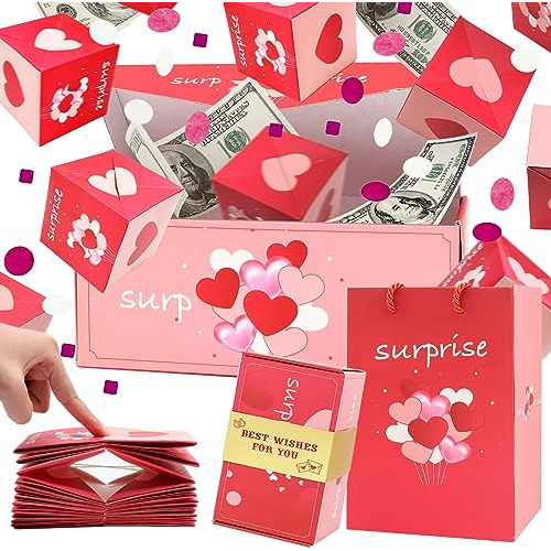 Surprise Gift Box Explosion For Money, Unique Folding B...