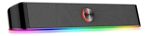 Soundbar Gamer Redragon Adiemus 6w Rms Rgb Preto - R$ 157,88