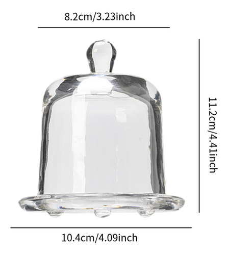 Pastel De Pastel De Vidrio Peaven -tlaterware Decorativo