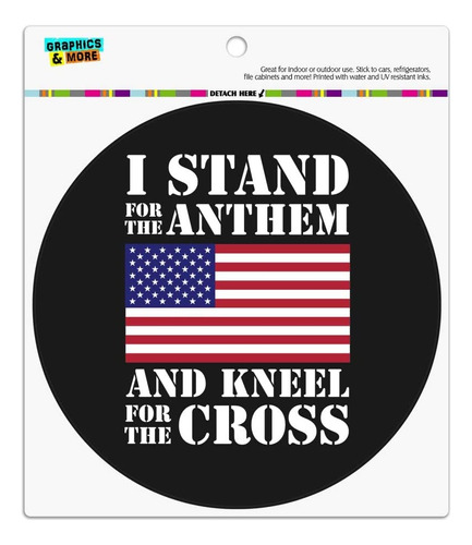 Graphics And More I Stand For The Flag Kneel Cross Usa Bande