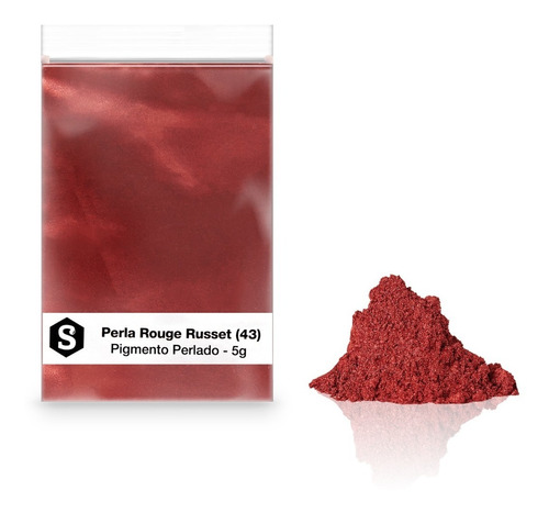  Pigmento Rouge Russet Rojo Intenso Pigmento Especial Resina