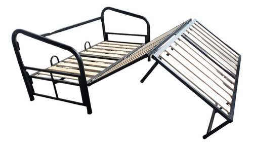 Sofá Cama Plegable Con Colchón 2plazas 1.40 Caño Fácil Abrir