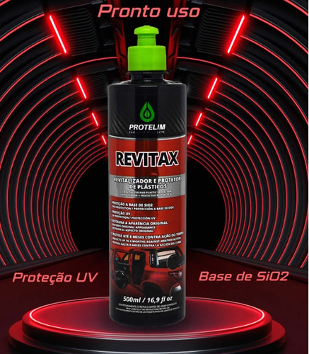 Revitax Revitalizador De Plasticos 500ml Protelim