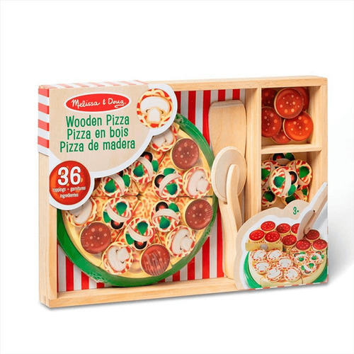 Juego Set Fiesta De Pizzas 1 Pz Melissa And Doug