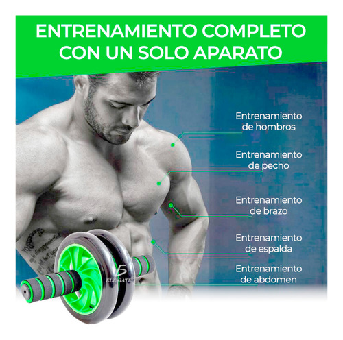 Rueda P Abdominales Ejercicio Gymnasio Llanta Rodillo Dep.07