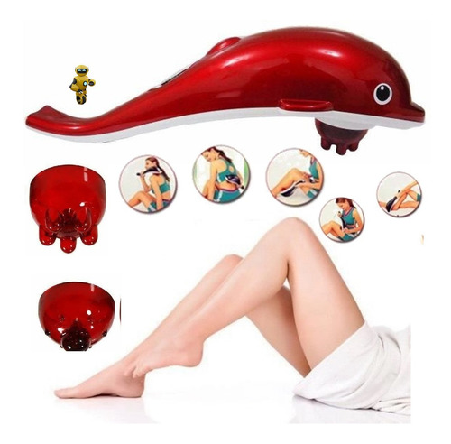 Imagem 5 de 6 de Massageador Pessoal Golfinho Tubarão Top C/ Infravermelho
