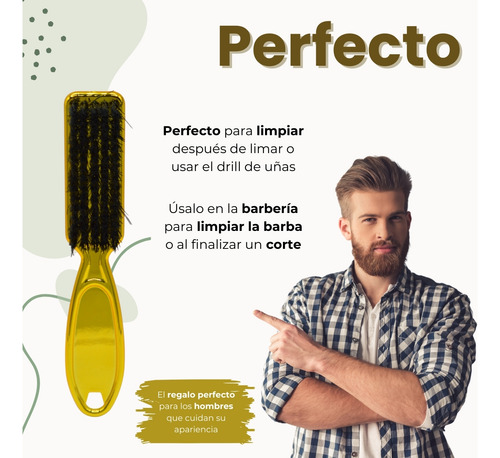 Cepillo Fade Brush Exotic Nails. Cepillo De Limpieza