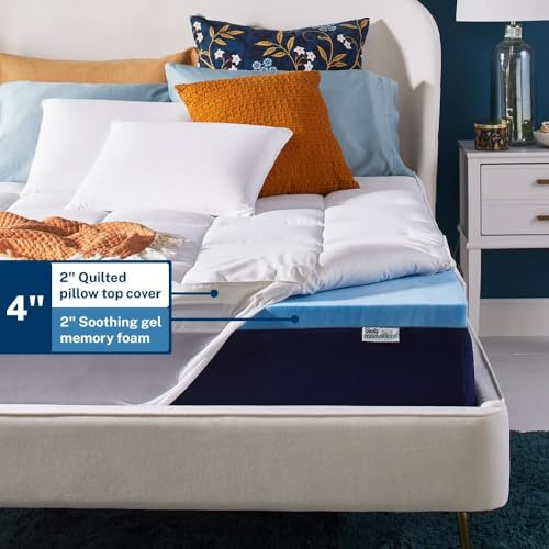 Dormir Innovaciones Colchoneta De Capa Doble Para Colchon 4