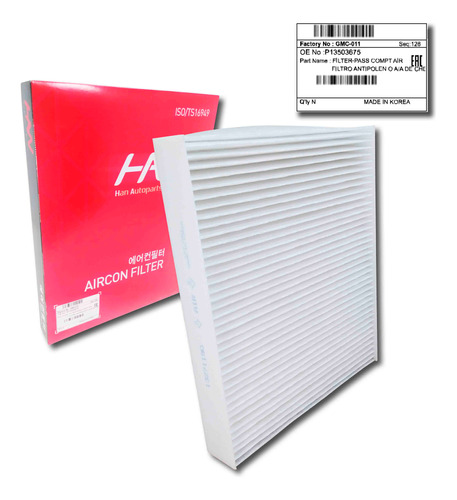 Filtro Aire Acondicionado Cruze 2011 2012 2013 Original 