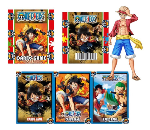 One Piece 2000 Cards  = 500 Env Cards Revenda Coleção