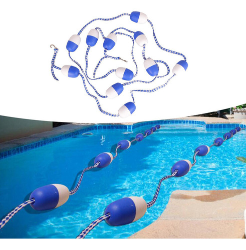 . Kit Flotador Cuerda Seguridad For Piscinas Flotadores Boya