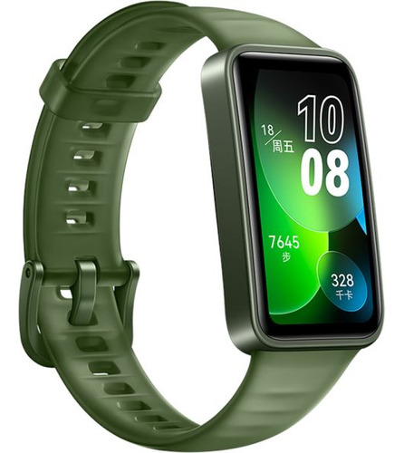 Smart Band Huawei Band 8 Battery 14 Days Brújula, Sleep, Hr Green Funda, Brazalete verde esmeralda