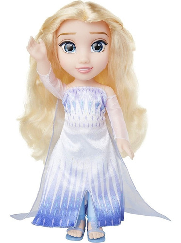 Muñeca Elsa Baby Frozen 2 Disney Con Accesorios 14 Pulgadas