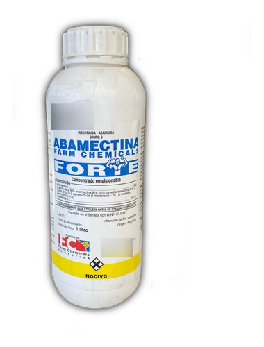 Abamectina 3.6% Forte X 1 Lt Acaricida Arañuela Minador Cs*-