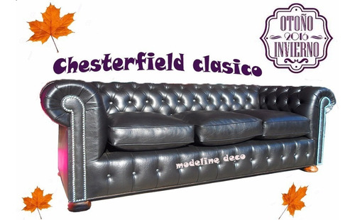 Sillon De 3 Cuerpos Chesterfield