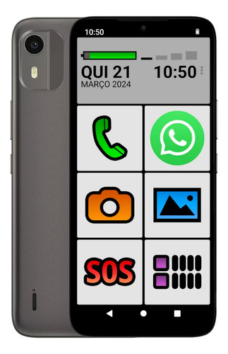 Celular Android Nokia P/ Idoso 64gb Super Resistente Whats +