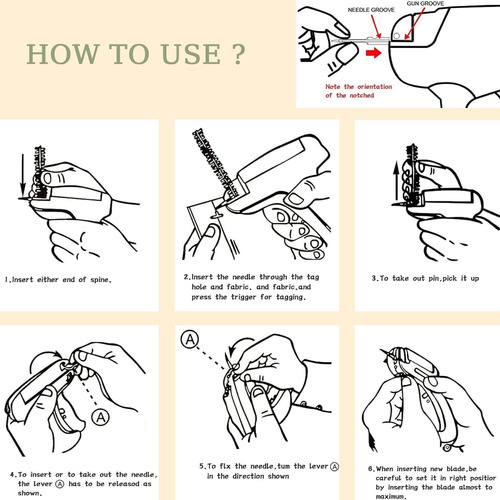 Pistola De Puntada Rápida Para Ropa, Pistola De Puntada