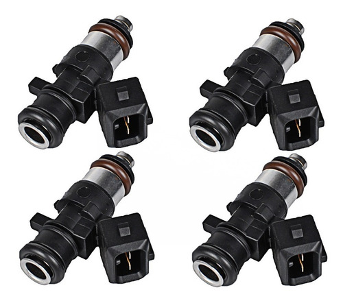 Kit X 4 Inyector Combustible Clio Mio Work D4f 1.2 16v