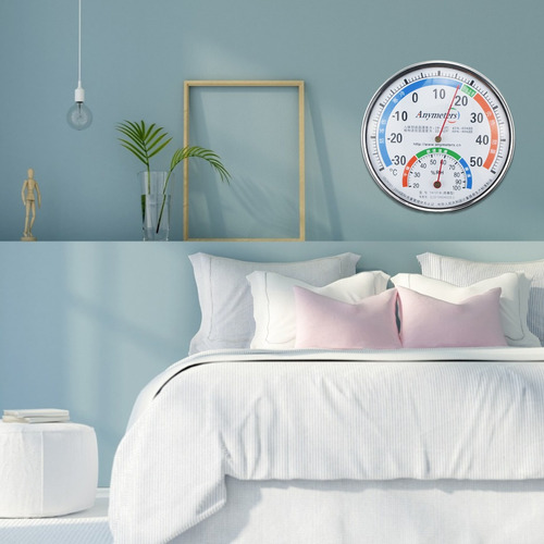 Termómetro De Pared Inalámbrico Higr Para Interiores Y Exter