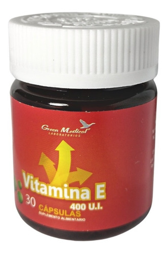 Vitamina E 400 Ui 30 Capsulas Blandas Green Medical