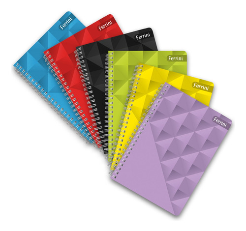Cuaderno Profesional Ferrini 6pk Doble Aro Unicolor 120h Color CUADRO CHICO