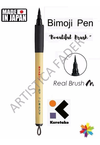 Rotulador Marcador Bimoji Brush Pen Kuretake Barrio Norte..