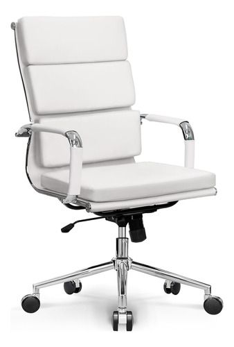 Neo Chair Silla De Oficina Ergonómica Acolchada De Piel Sint