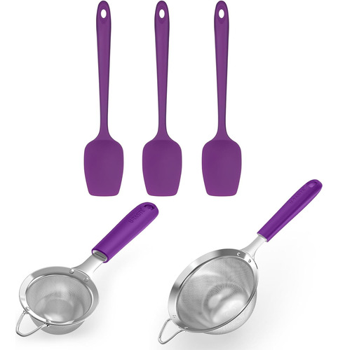 Juego De 3 Espátulas De Cuchara De Silicona Resistentes Al C