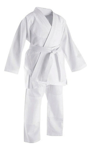 Traje Uniforme De Karate Color Blanco 