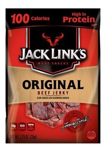 Jack Enlaces 10000008418 1,25 Oz Origen Beef Jerky